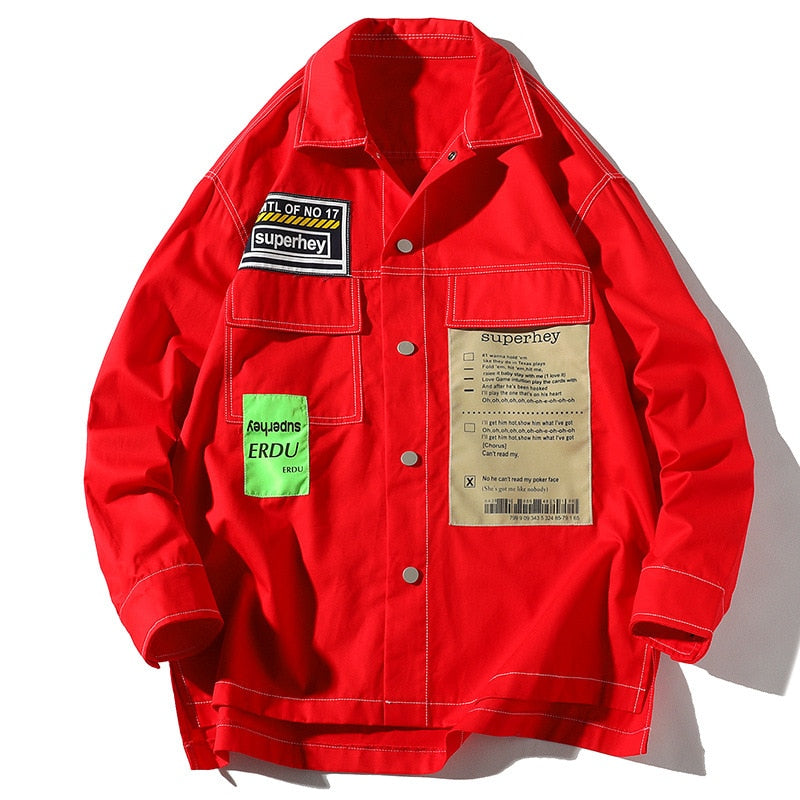 RED CARGO JACKET – THEMASTER