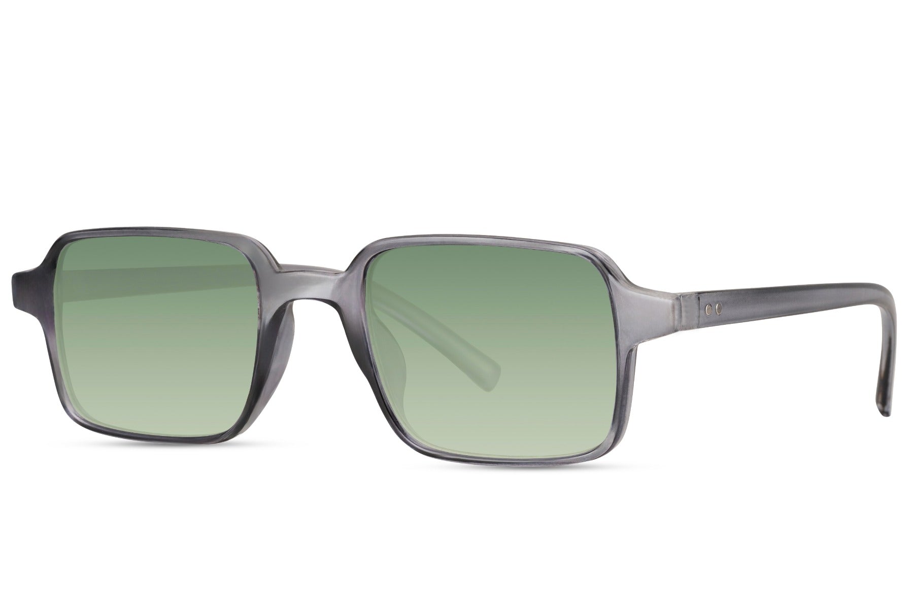LUCENA Sunglasses in Ash Sage angled view