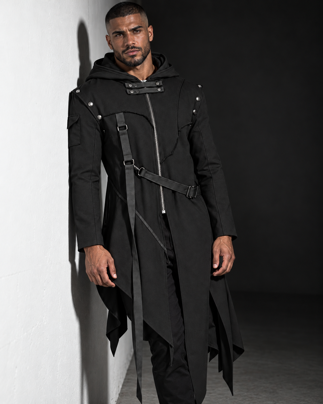 Gothic Warrior Hooded Coat