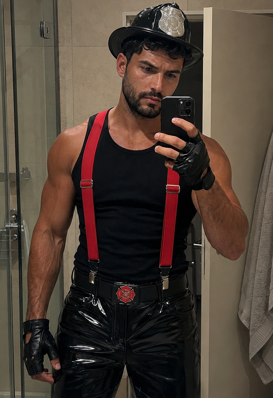 BURNING DESIRE Firefighter Costume