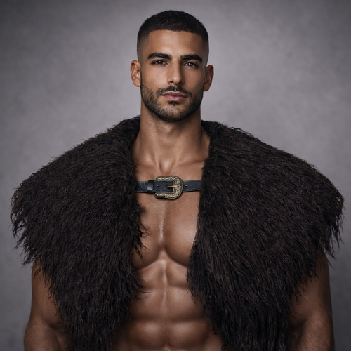 Desert Warrior Fur Cape