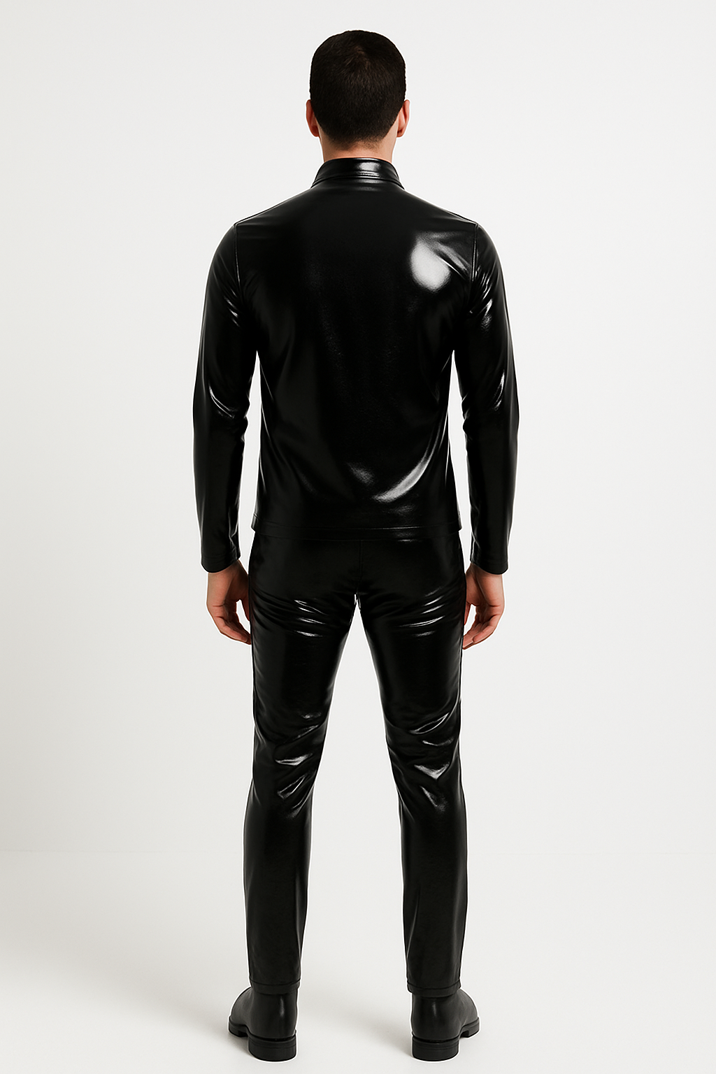 BLACK MASTER LATEX PANTS