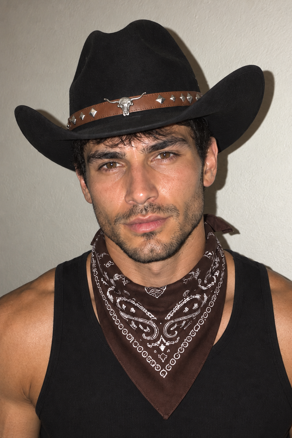 COWBOY HAT & BANDANA SET