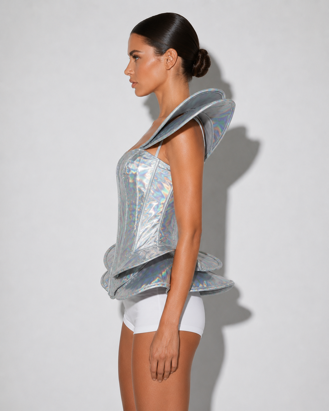 Holographic Rave Corset