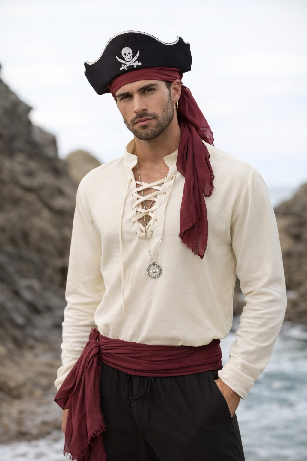 Captain Pirate Costume Set