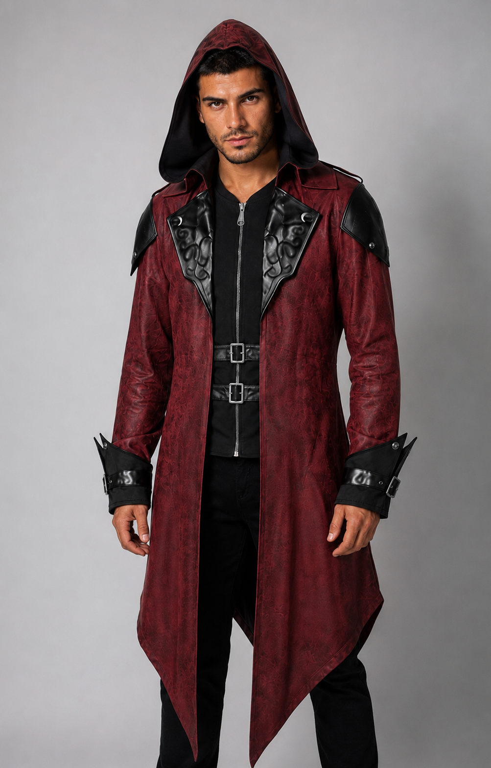 DARK ASSASSIN HOODED COAT