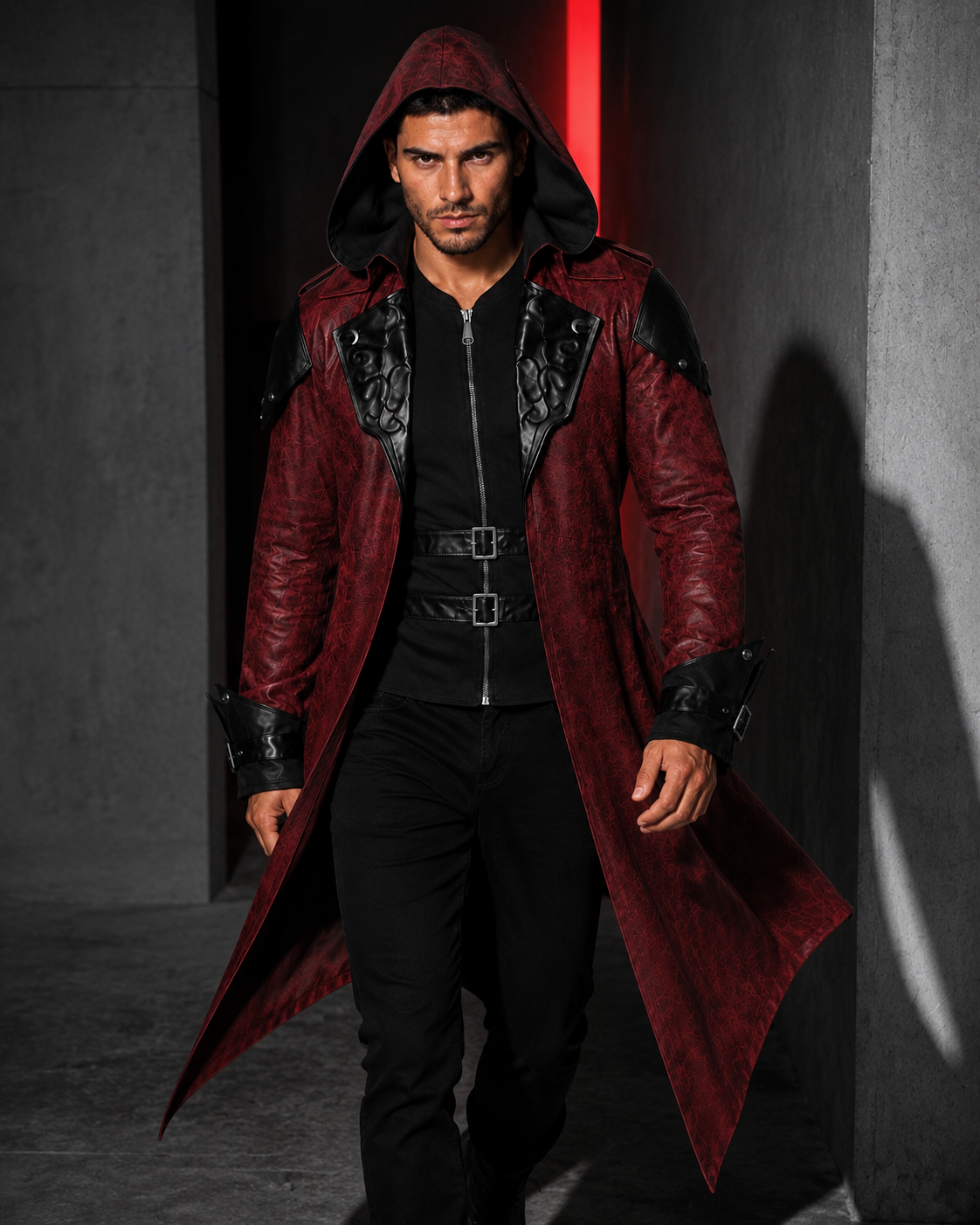 DARK ASSASSIN HOODED COAT