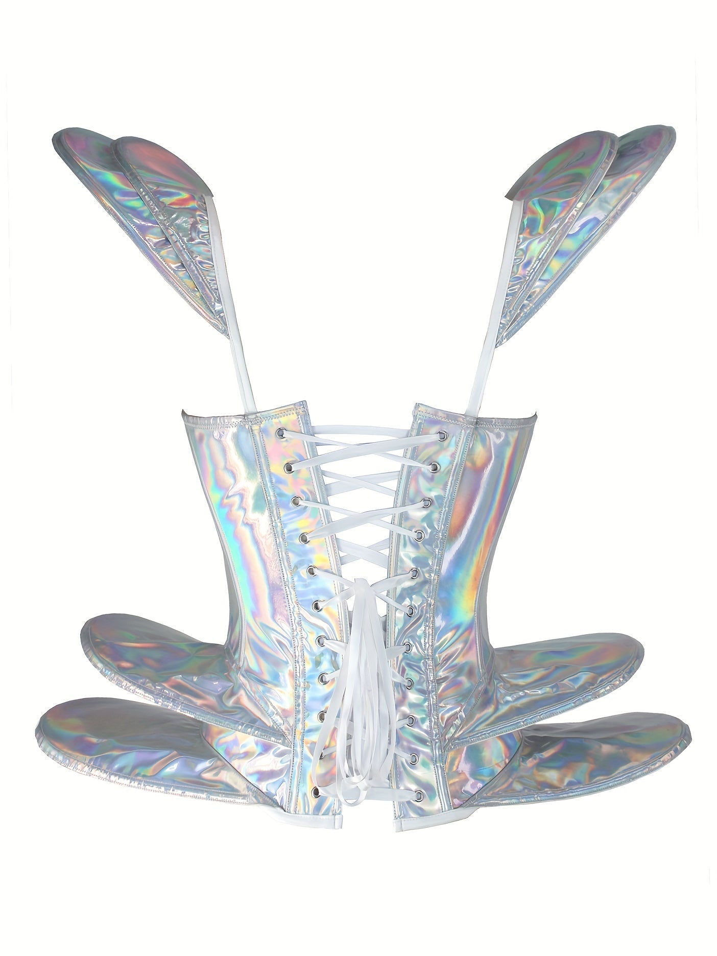 Holographic Rave Corset