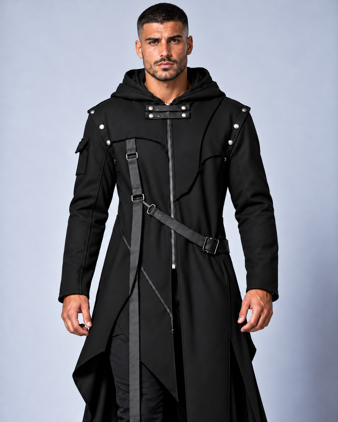 Gothic Warrior Hooded Coat