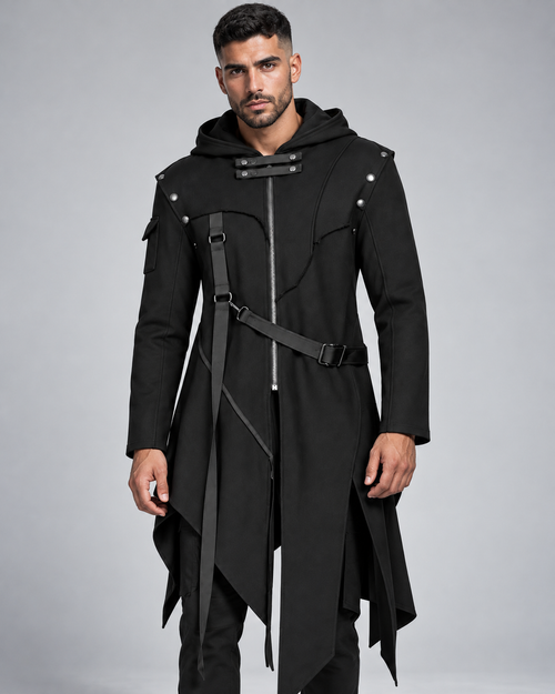Gothic Warrior Hooded Coat