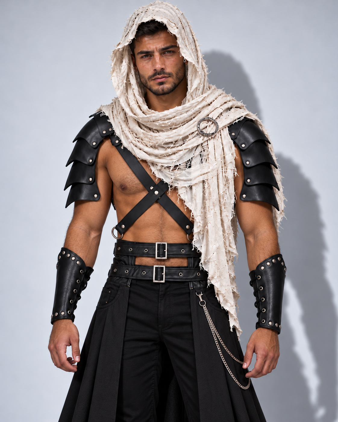 IVORY WARLORD Costume Set