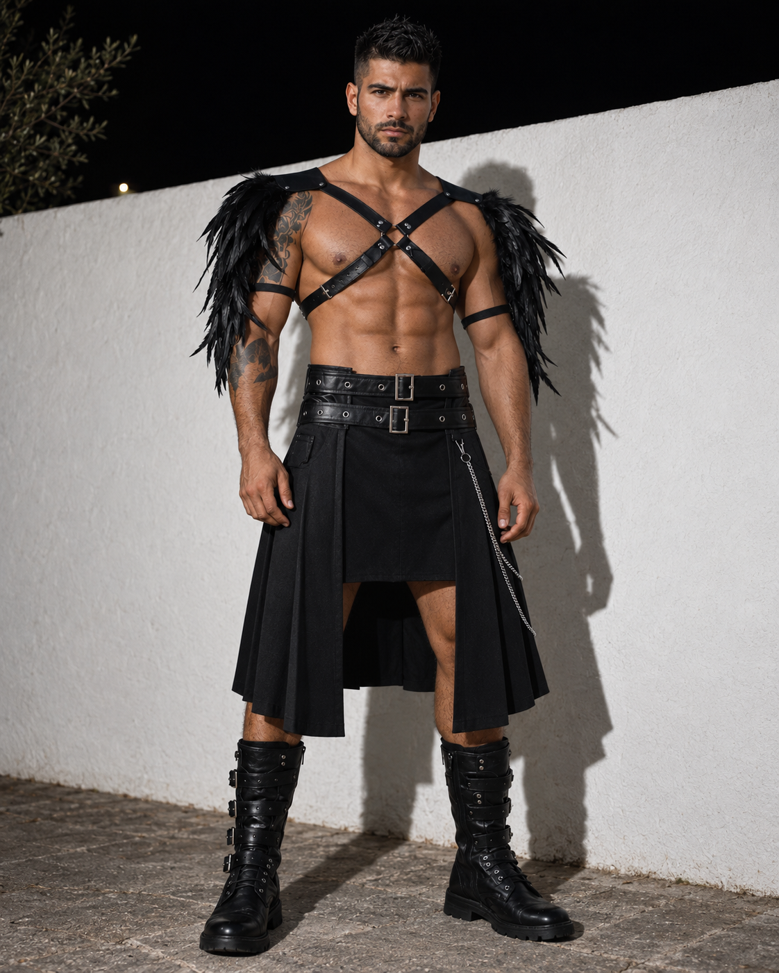 Feather Warlord Costume Set